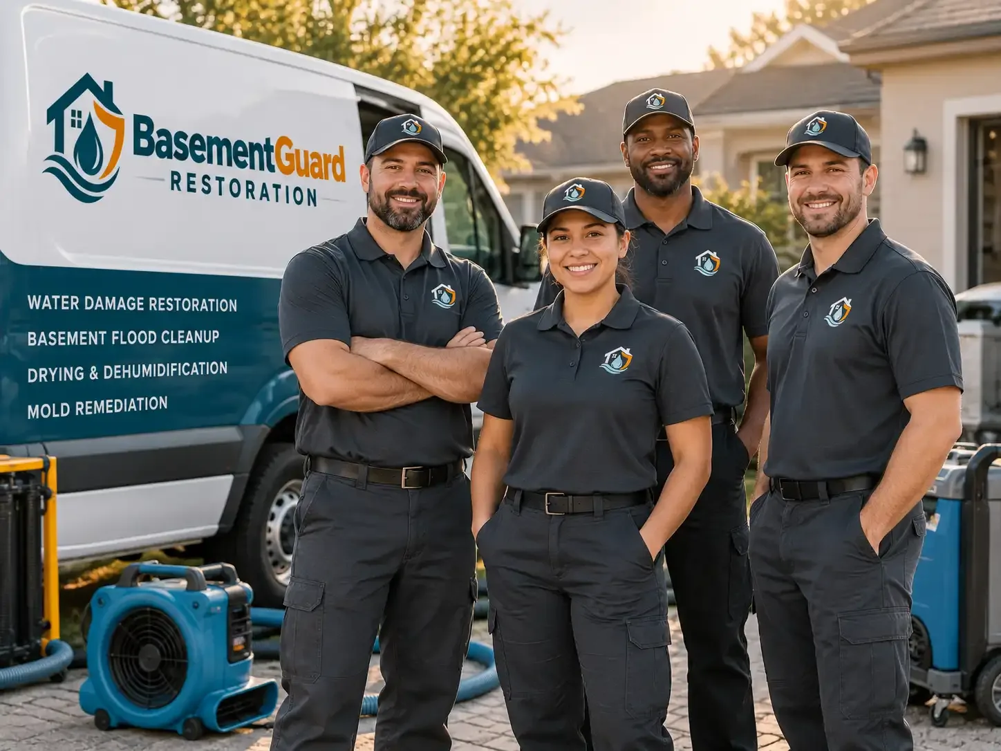 Basement Water Damage Restoration company in Waterbury, NE